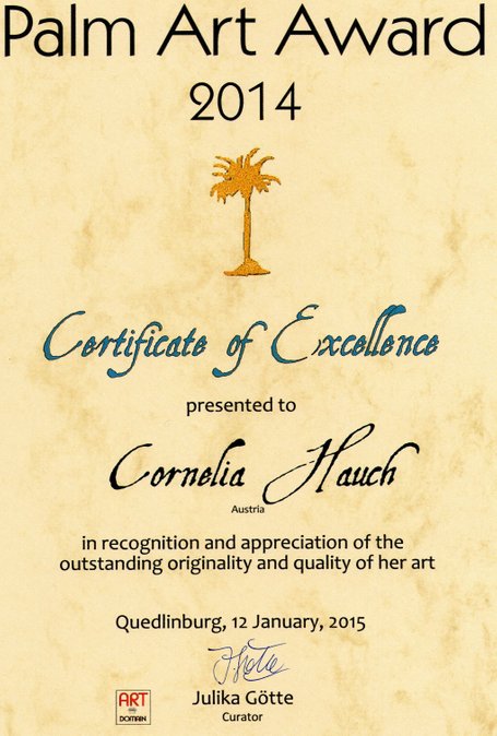 Palm art Award Cornelia Hauch, Abstrakte Malerei