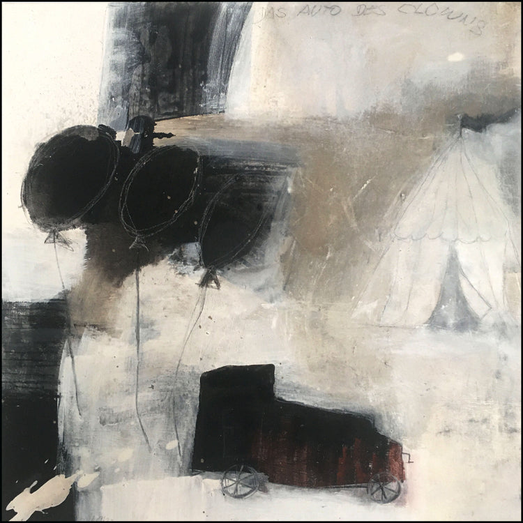 Das Auto des Clowns ein Bild von Cornelia Hauch