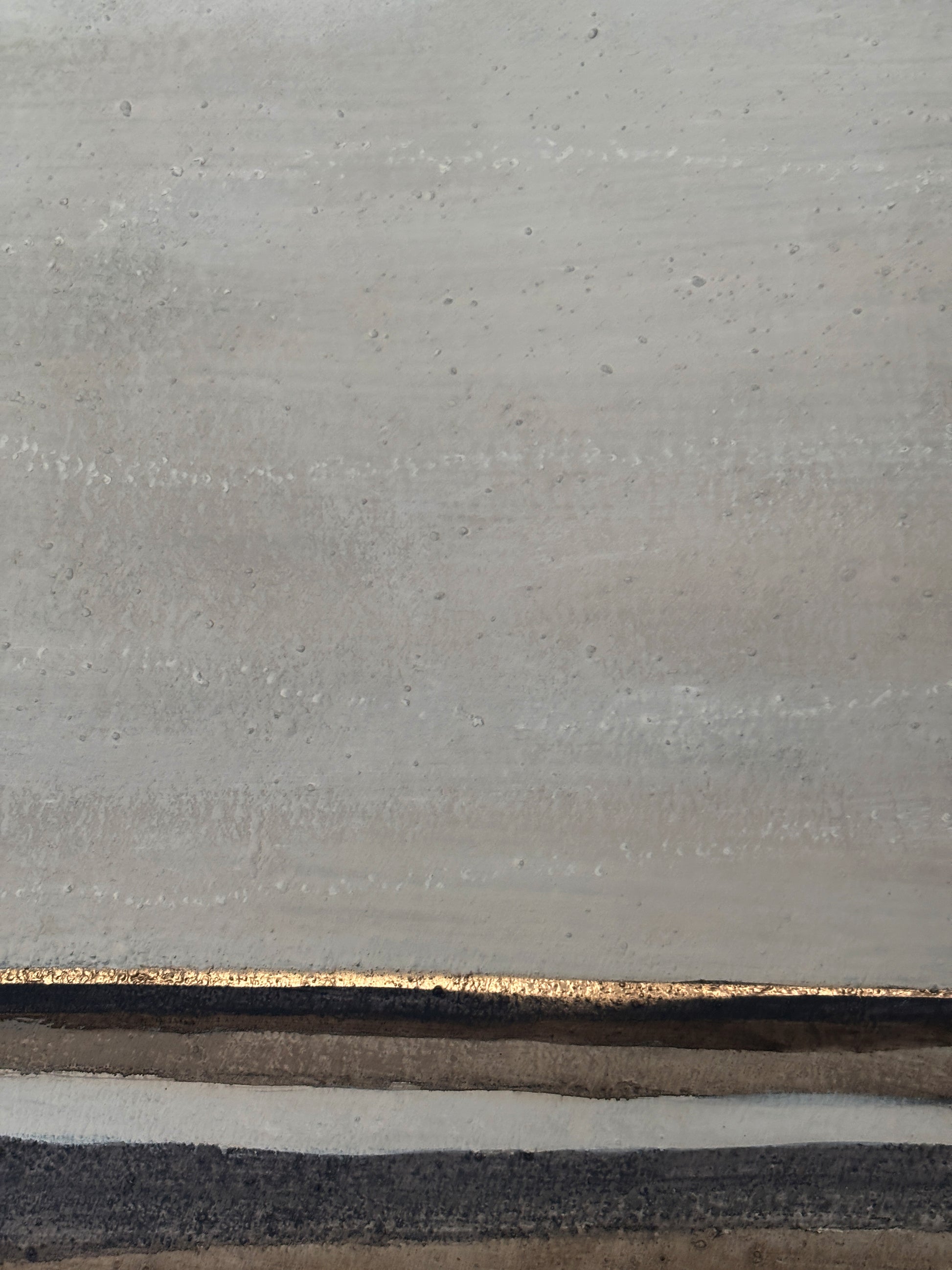 „Wandkunst im Format 100 x 70 cm: 'Winterfelder' füllt den Raum mit meditativer Weite und Tiefe.“