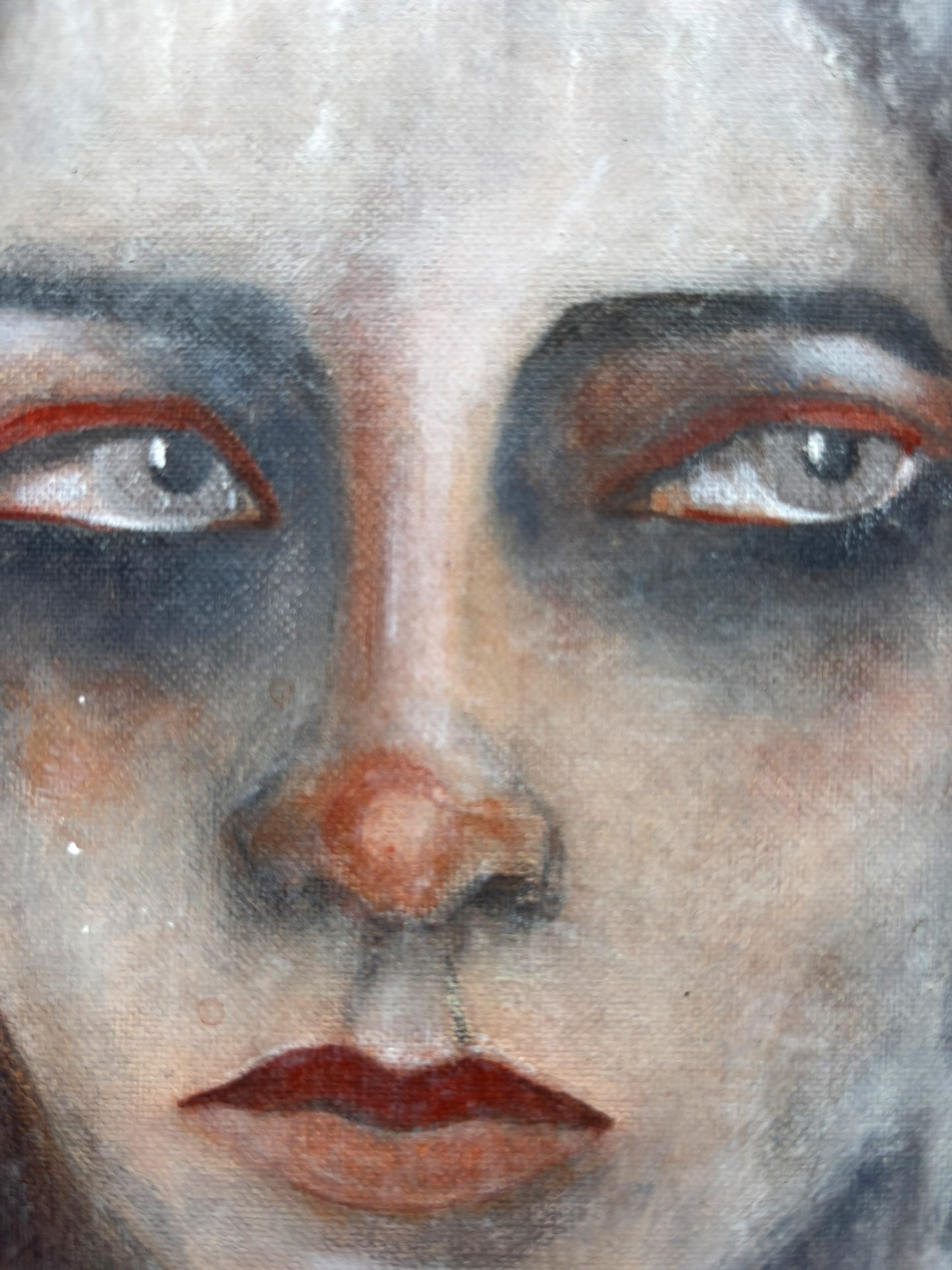 Abstraktes Kunstwerk über Erkenntnis und Täuschung mit emotionaler Tiefe