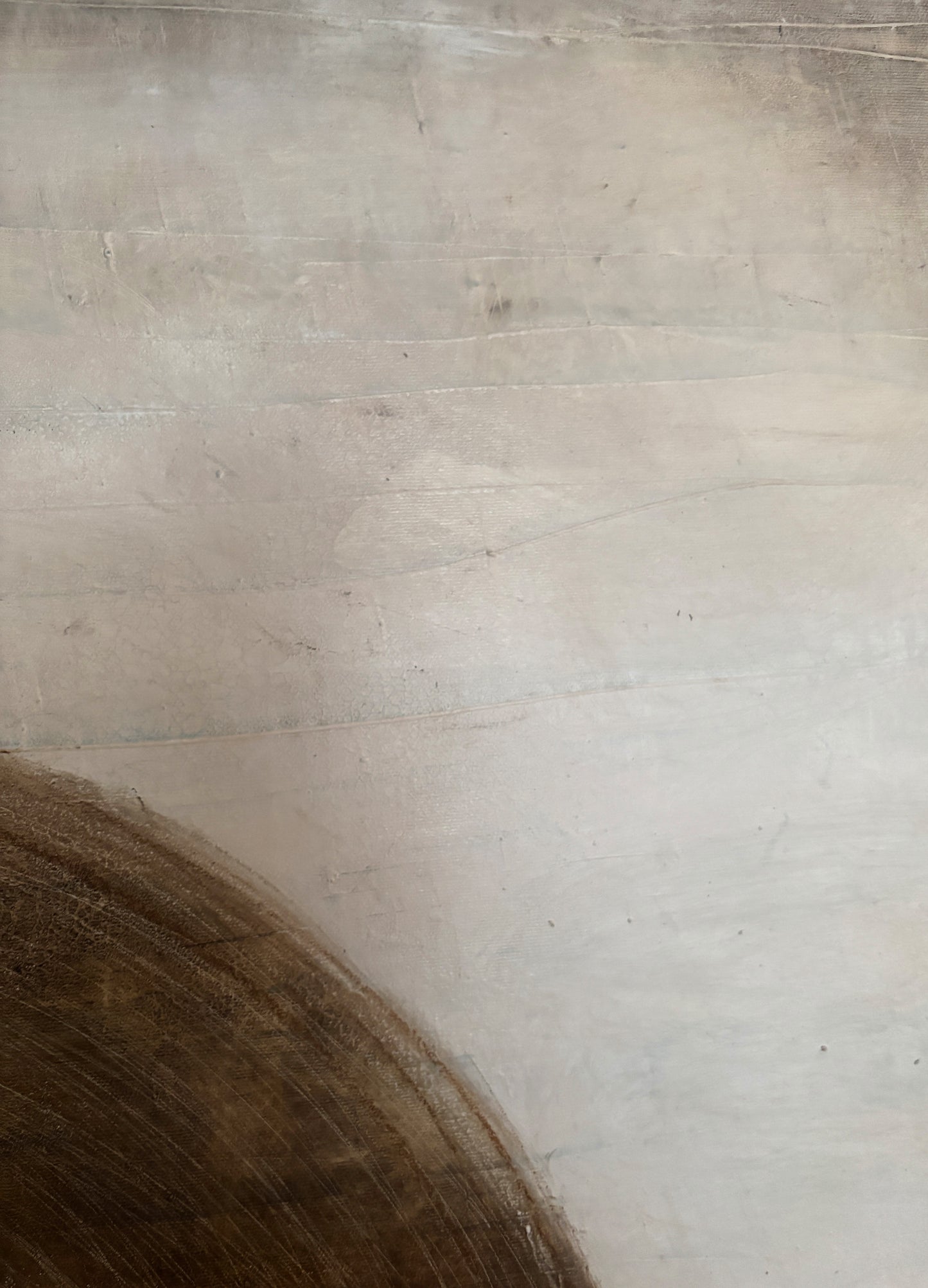 Abstrakte Kunst „Zeit der Stille und Reflexion“ – Original Ölgemälde 120 x 100 cm