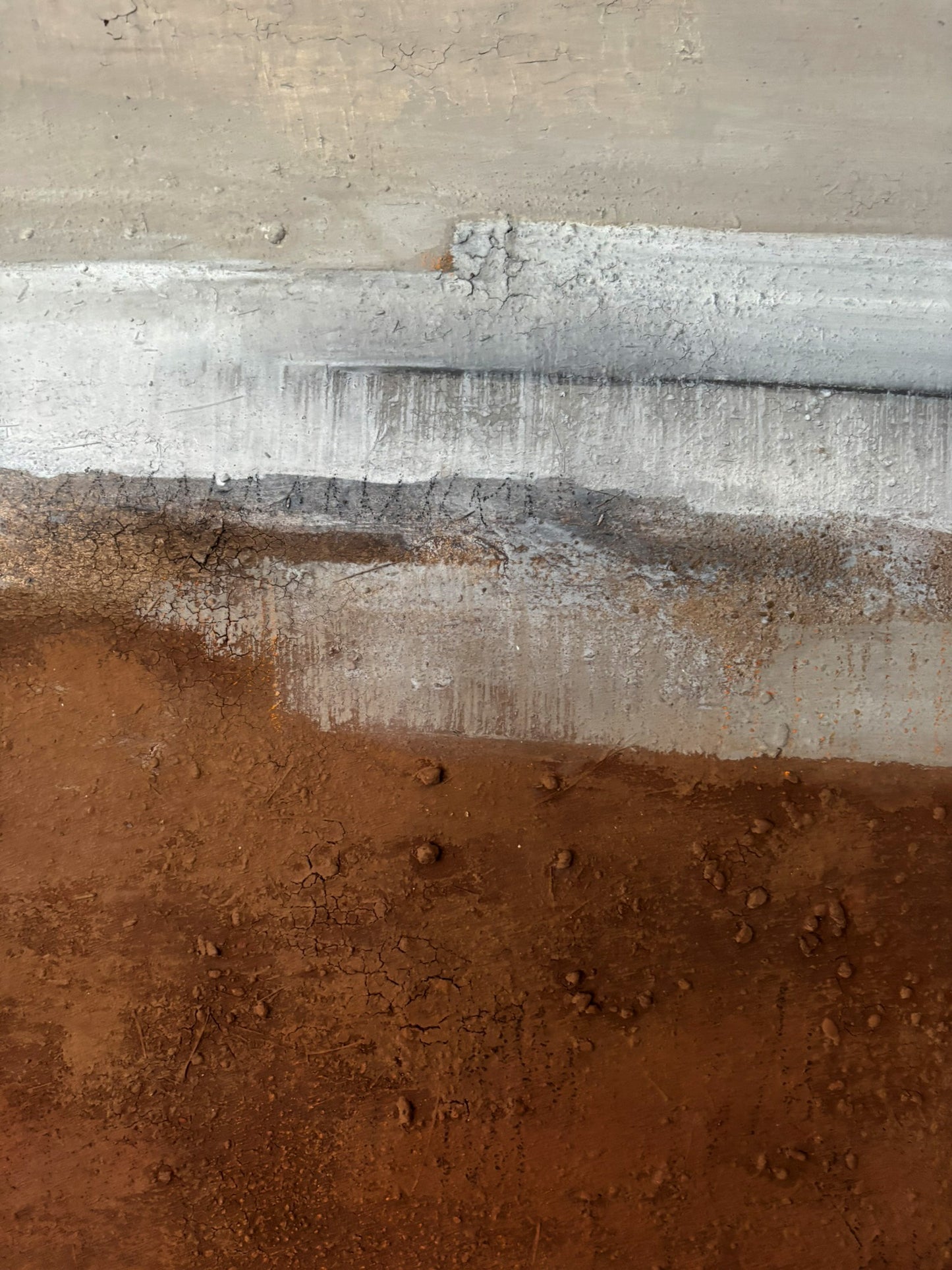 Modernes Statement-Piece für das Wohnzimmer abstrakte Kunst Am Pinienstrand.