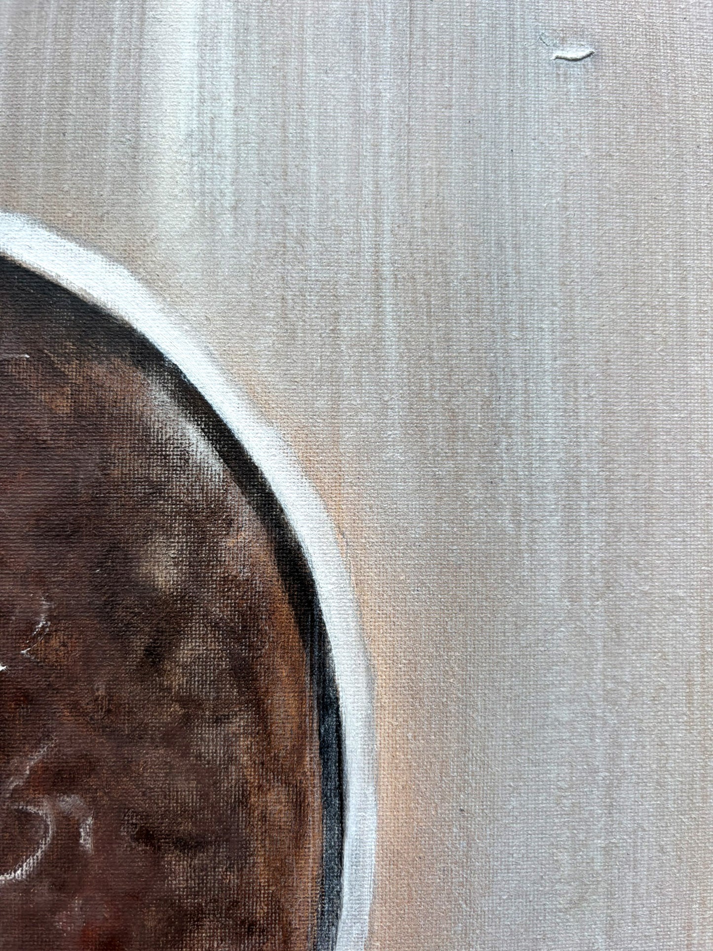 Kunstwerk Innenwelten mit ruhiger Darstellung von Selbstbetrachtung